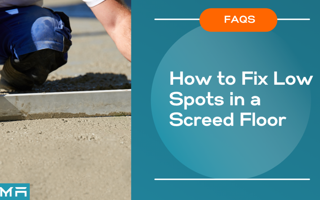 How to Fix Low Spots in a Screed Floor